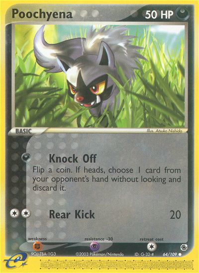 Poochyena 64/109 Common | Ruby & Sapphire | Pokemon Card