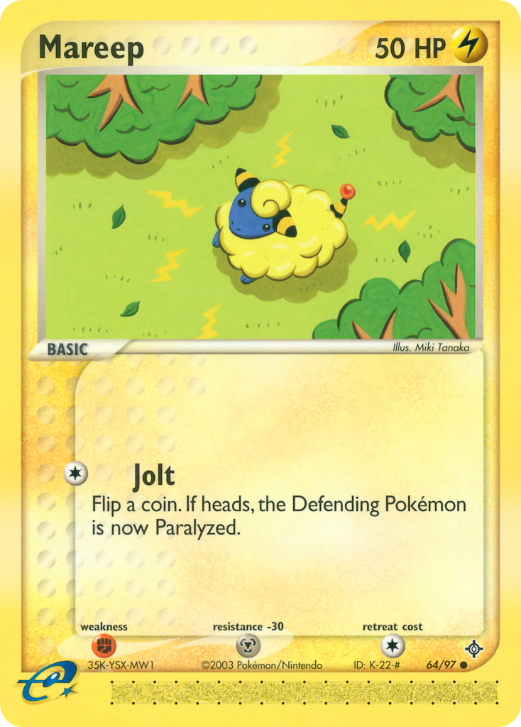 Mareep 64/97 Common | Dragon | Pokemon Card