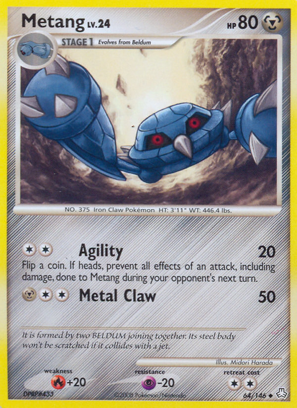 Metang 64/146 Uncommon | Legends Awakened | Pokemon Card