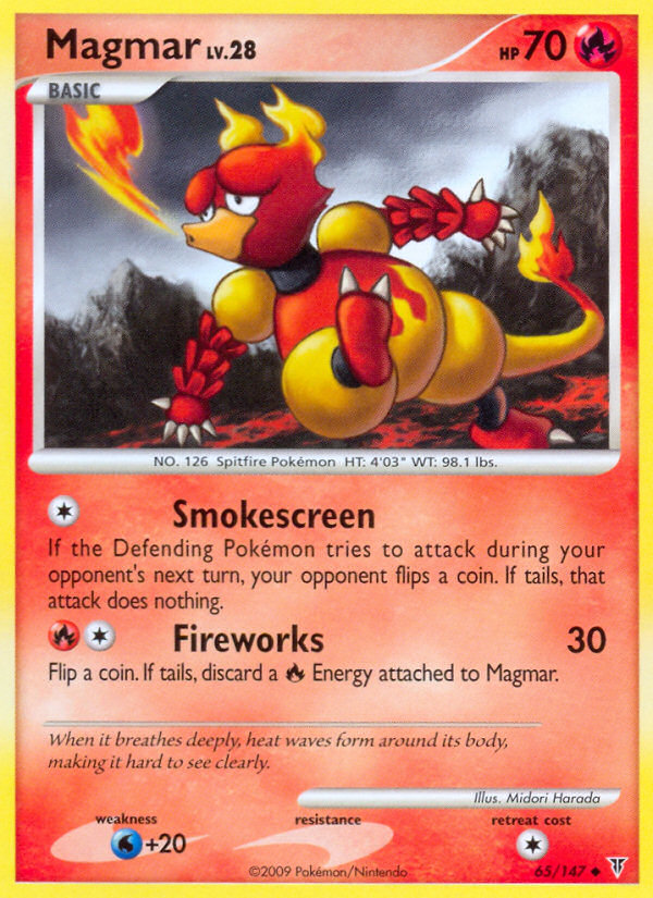 Magmar 65/147 Uncommon | Supreme Victors | Pokemon Card