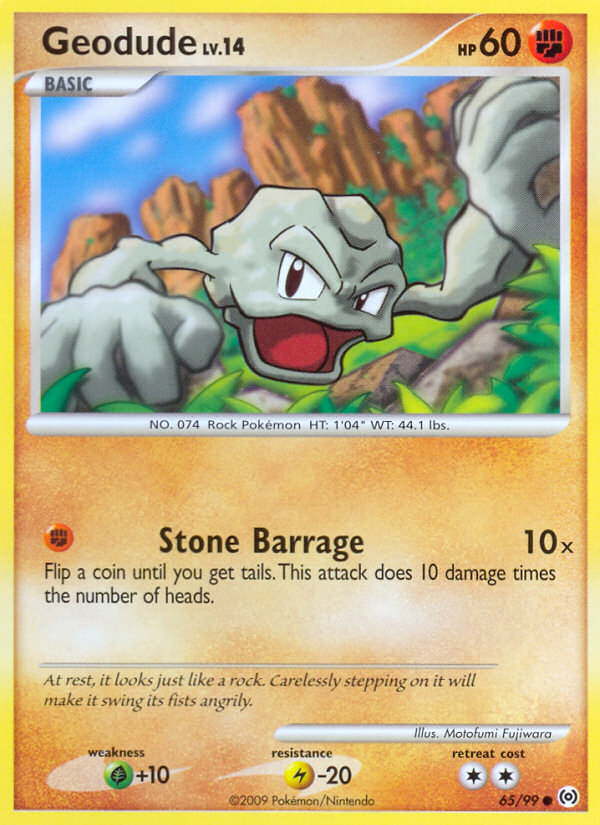 Geodude 65/99 Common | Arceus | Pokemon Card
