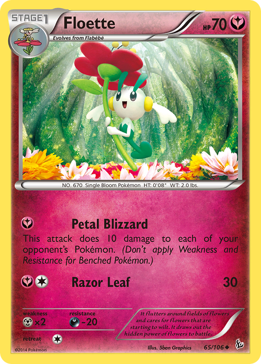 Floette 65/106 Uncommon | Flashfire | Pokemon Card