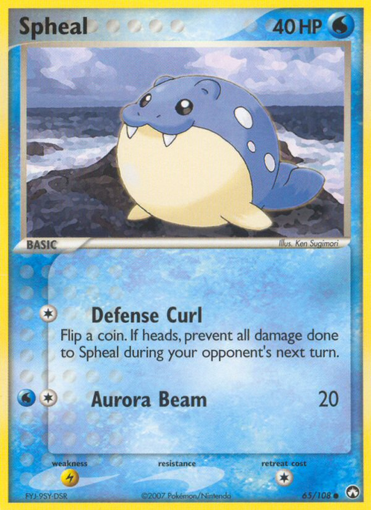 Spheal 65/108 Common | Power Keepers | Pokemon Card