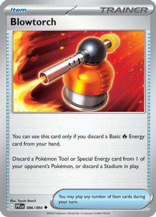 Blowtorch 86/94 Reverse Holo | Phantasmal Flames | Pokemon Card