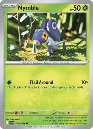 Nymble 9/94 Reverse Holo | Phantasmal Flames | Pokemon Card