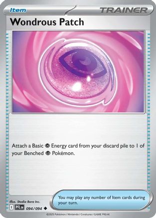 Wondrous Patch 94/94 Reverse Holo | Phantasmal Flames | Pokemon Card