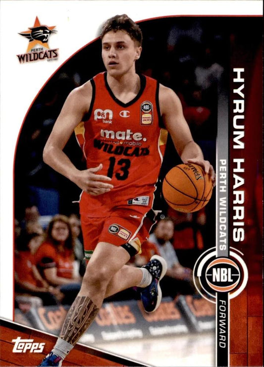 Hyrum Harris #66 Perth Wildcats | 2023-24 Topps NBL | NBL Trading Card