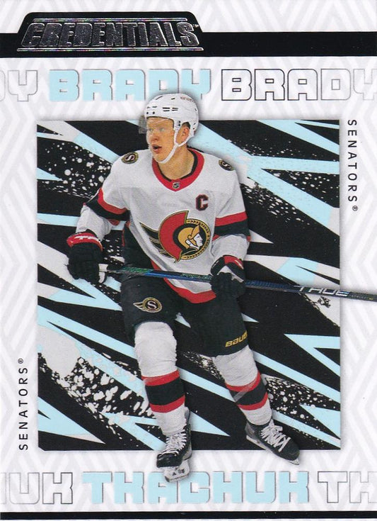 Brady Tkachuk #66 Ottawa Senators | 2023-24 Upper Deck Credentials | NHL Trading Card