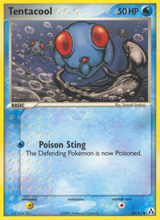 Tentacool 66/92 Common | Legend Maker | Pokemon Card