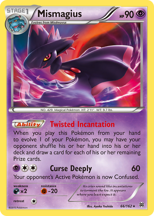 Mismagius 66/162 Rare Holo | BREAKthrough | Pokemon Card