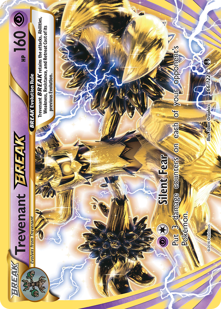Trevenant BREAK 66/122 Rare BREAK | BREAKpoint | Pokemon Card