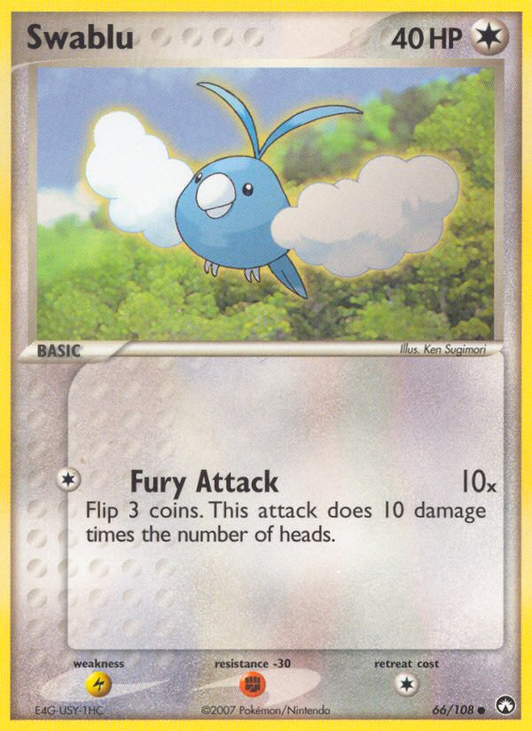 Swablu 66/108 Common | Power Keepers | Pokemon Card