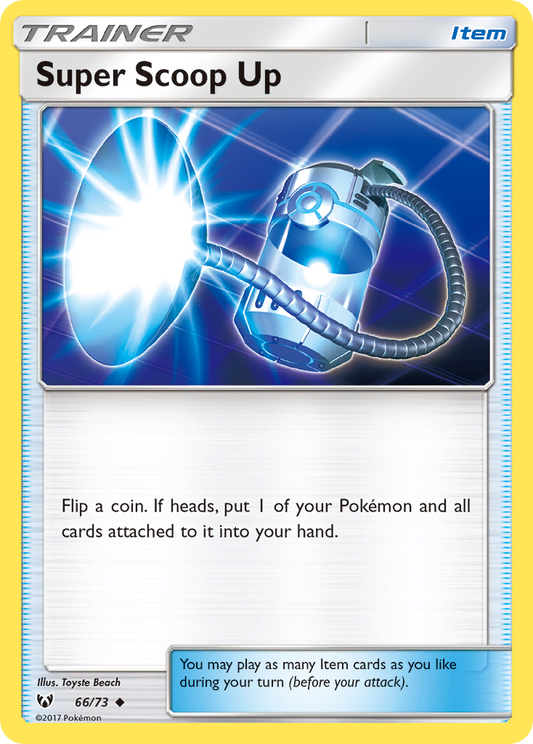 Super Scoop Up 66/73 Uncommon | Shining Legends | Pokemon Card
