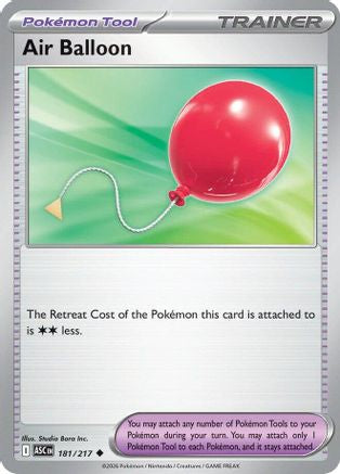 Air Balloon 181/217 Reverse Holo | Ascended Heroes | Pokemon Card