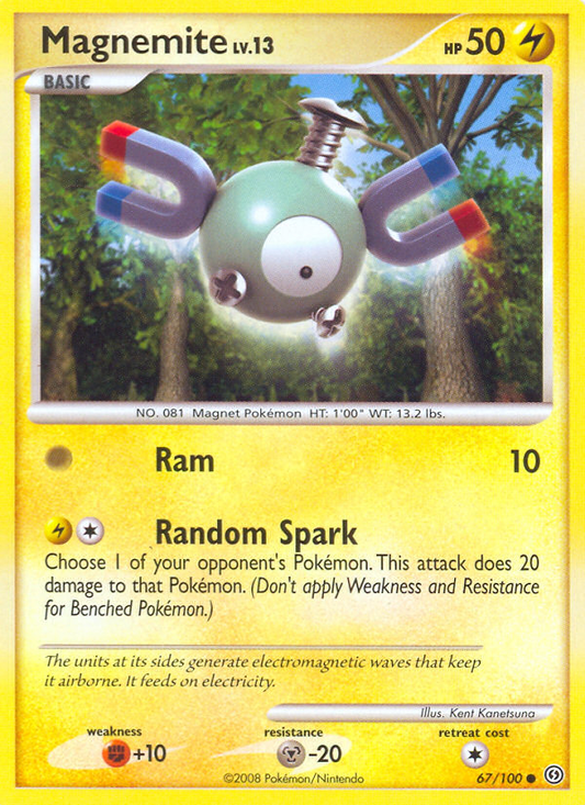 Magnemite 67/100 Common | Stormfront | Pokemon Card