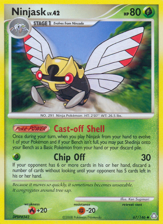 Ninjask 67/146 Uncommon | Legends Awakened | Pokemon Card