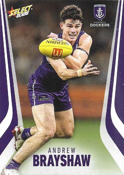 Andrew Brayshaw #68 Fremantle Dockers | 2026 Select AFL Footy Stars | Trading Card