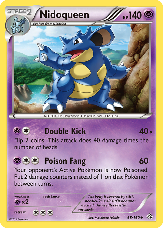 Nidoqueen 68/160 Uncommon | Primal Clash | Pokemon Card