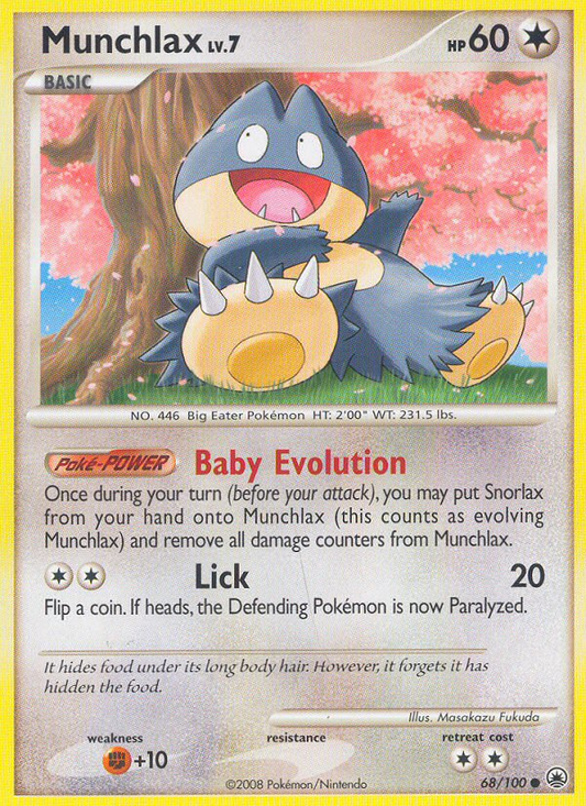 Munchlax 68/100 Common | Majestic Dawn | Pokemon Card