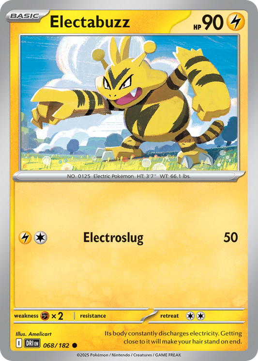 Electabuzz 68/182 Common | Destined Rivals | Pokemon Card