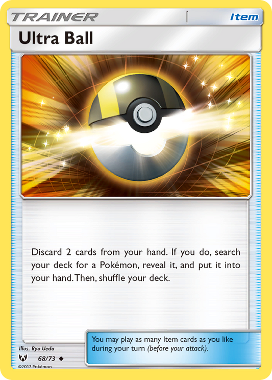 Ultra Ball 68/73 Uncommon | Shining Legends | Pokemon Card