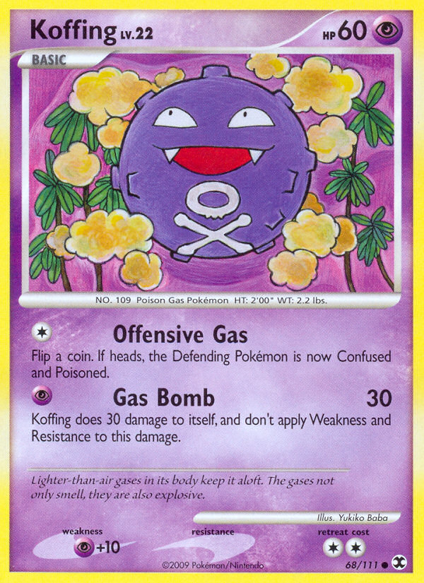 Koffing 68/111 Common | Rising Rivals | Pokemon Card