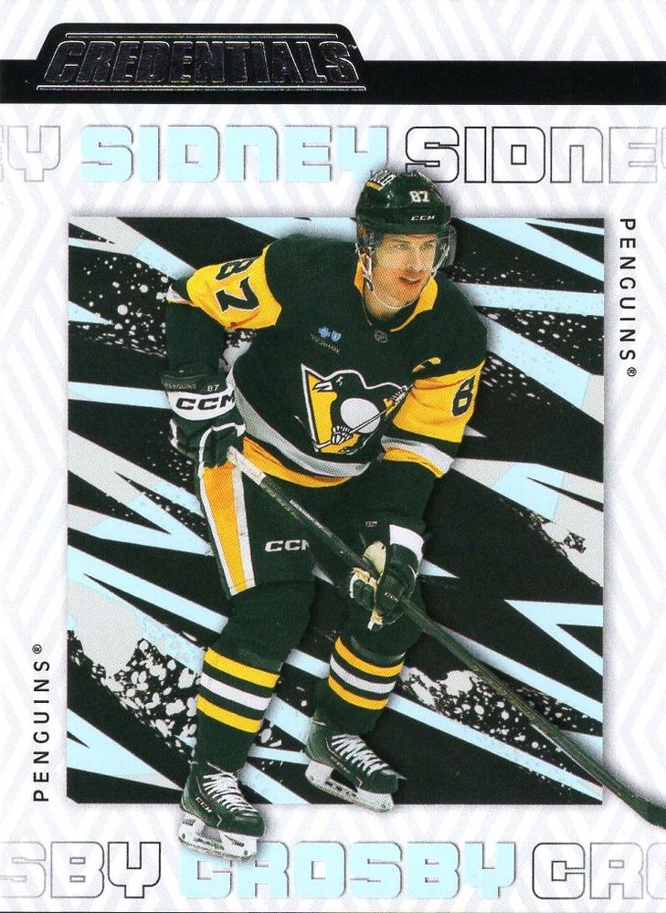 Sidney Crosby #69 Pittsburgh Penguins | 2023-24 Upper Deck Credentials | NHL Trading Card