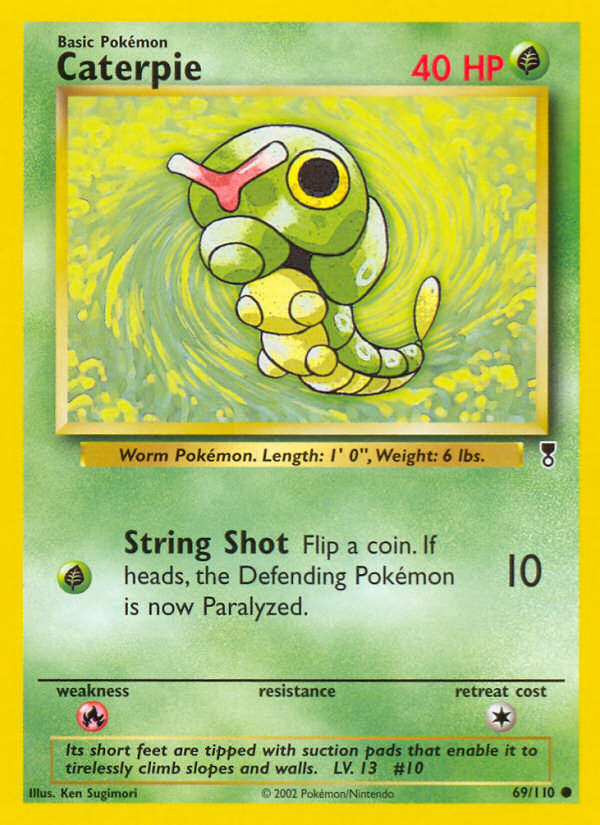 Caterpie 69/110 Common | Legendary Collection | Pokemon Card