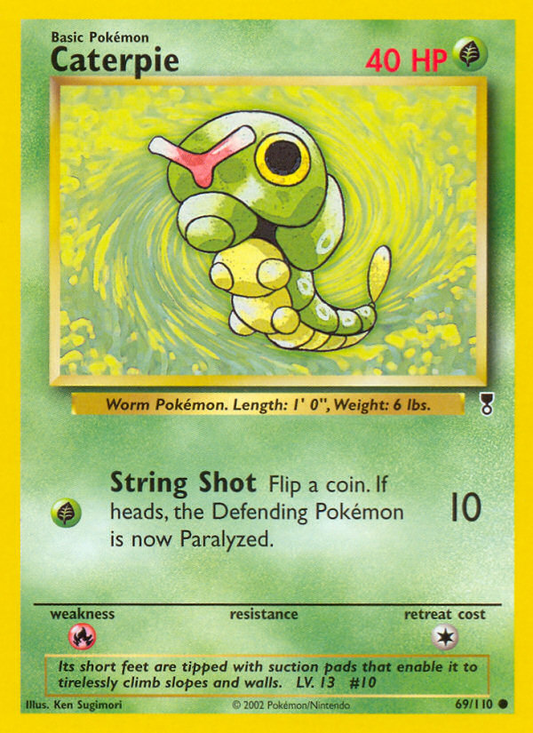 Caterpie 69/110 Common | Legendary Collection | Pokemon Card
