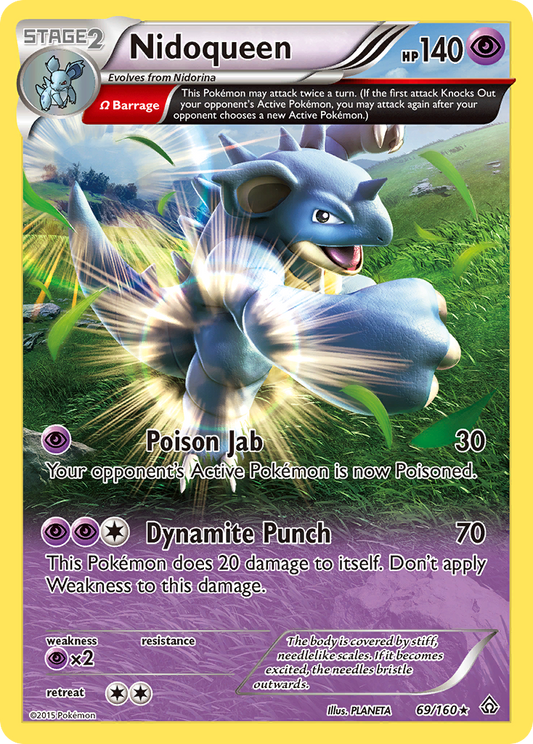 Nidoqueen 69/160 Rare | Primal Clash | Pokemon Card