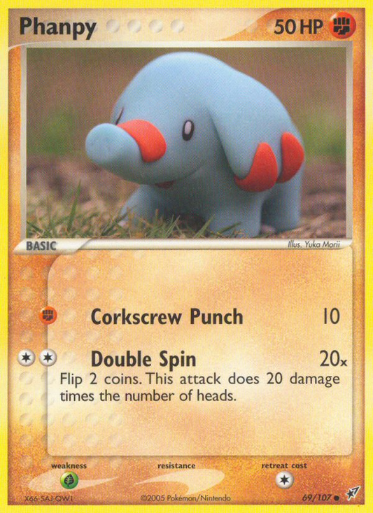 Phanpy 69/107 Common | Deoxys | Pokemon Card