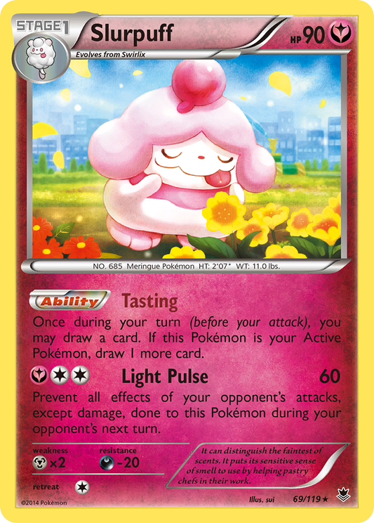Slurpuff 69/119 Rare Holo | Phantom Forces | Pokemon Card