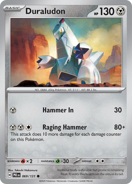 Duraludon 69/131 Common | Prismatic Evolutions | Pokemon Card
