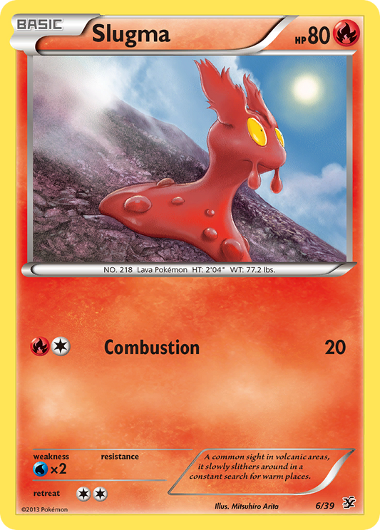 Slugma 6/39  | Kalos Starter Set | Pokemon Card