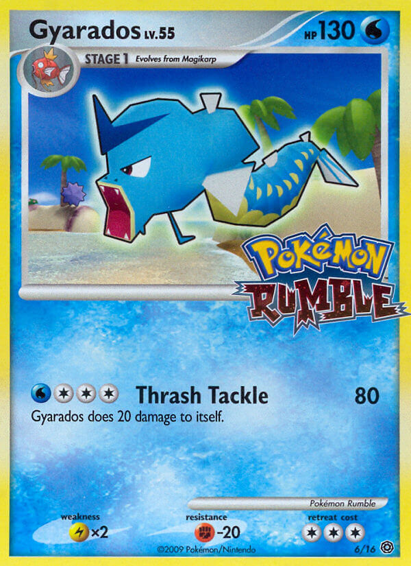 Gyarados 6/16  | Pokémon Rumble | Pokemon Card