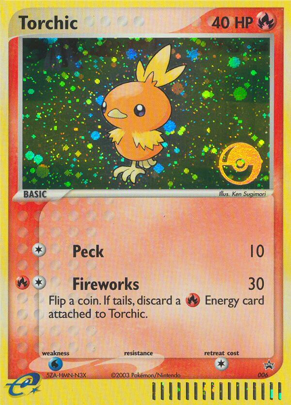 Torchic 6/40 Promo | Nintendo Black Star Promos | Pokemon Card ...
