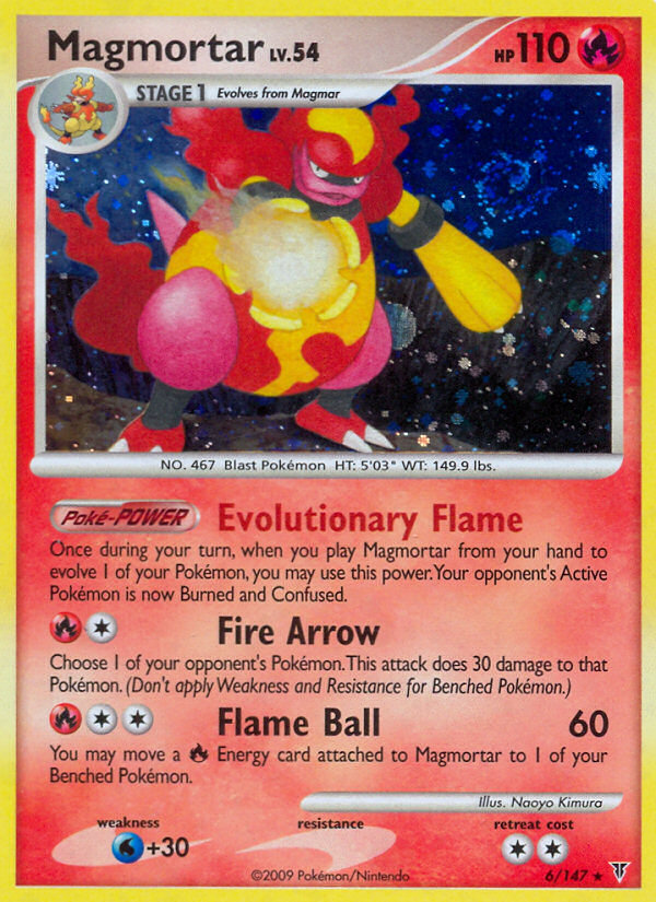 Magmortar 6/147 Rare Holo | Supreme Victors | Pokemon Card