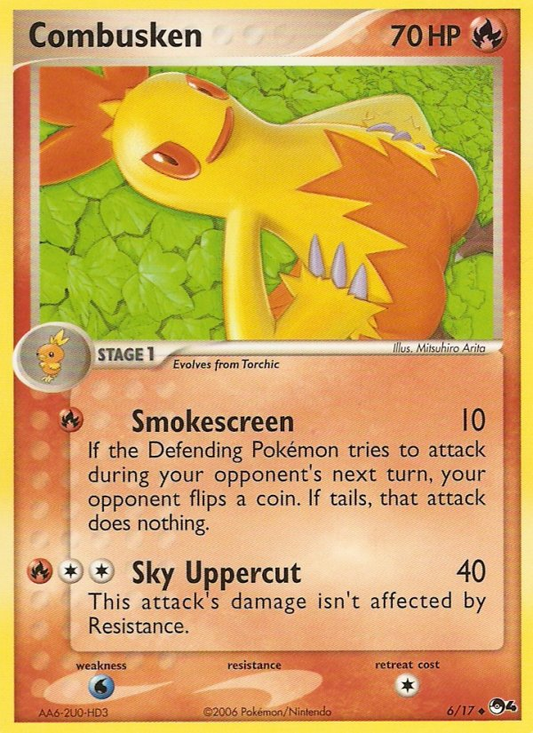 Combusken 6/17 Uncommon | POP Series 4 | Pokemon Card
