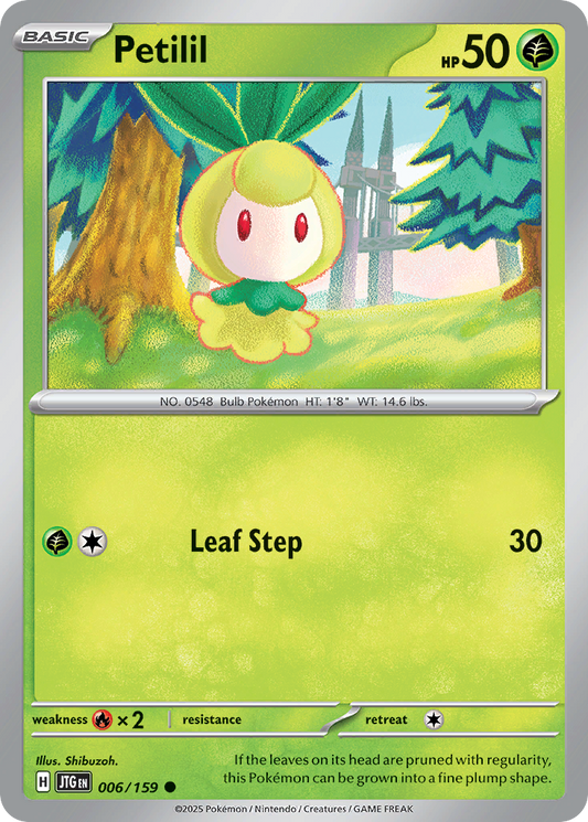 Petilil 6/159 Common | Journey Together | Pokemon Card