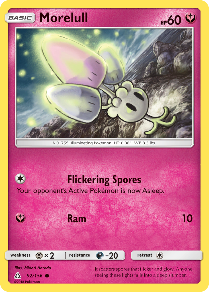 Morelull 92/156 Reverse Holo | Ultra Prism | Pokemon Card