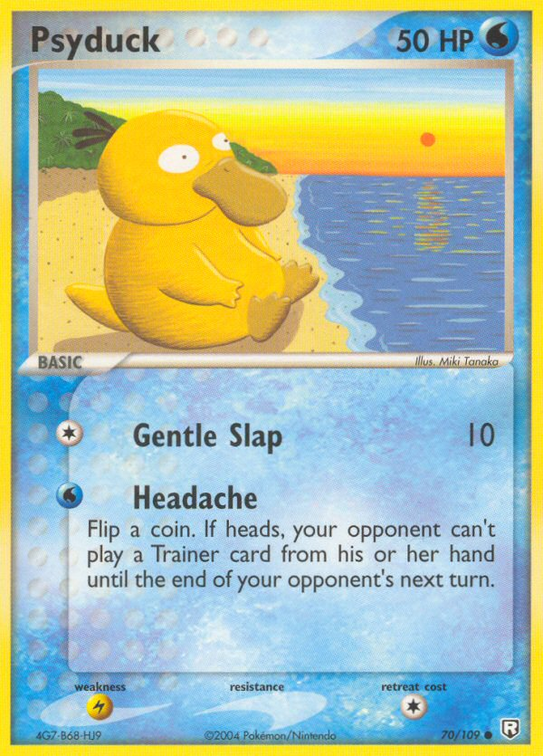 Psyduck 70/109 Common | Team Rocket Returns | Pokemon Card