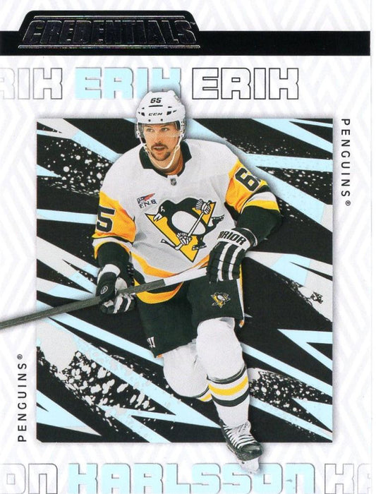 Erik Karlsson #71 Pittsburgh Penguins | 2023-24 Upper Deck Credentials | NHL Trading Card