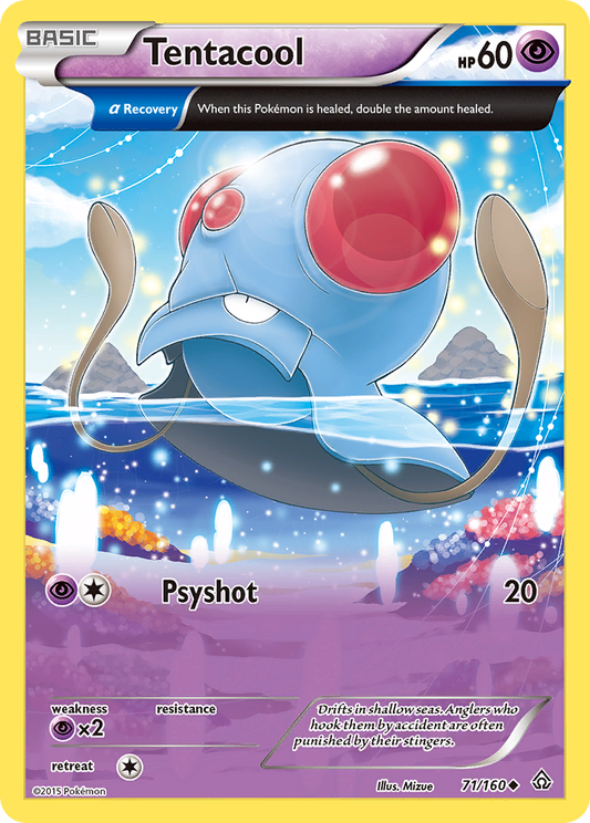 Tentacool 71/160 Uncommon | Primal Clash | Pokemon Card