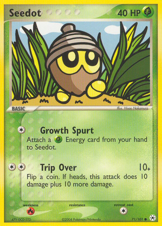 Seedot 71/101 Common | Hidden Legends | Pokemon Card