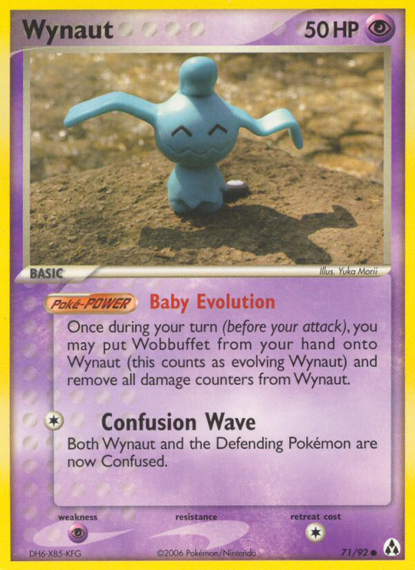 Wynaut 71/92 Common | Legend Maker | Pokemon Card