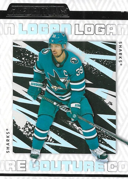 Logan Couture #72 San Jose Sharks | 2023-24 Upper Deck Credentials | NHL Trading Card