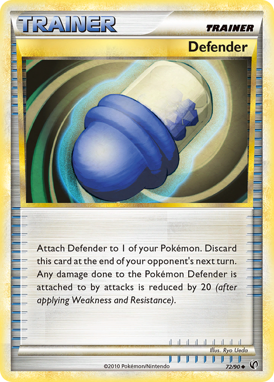 Defender 72/90 Uncommon | HS—Undaunted | Pokemon Card