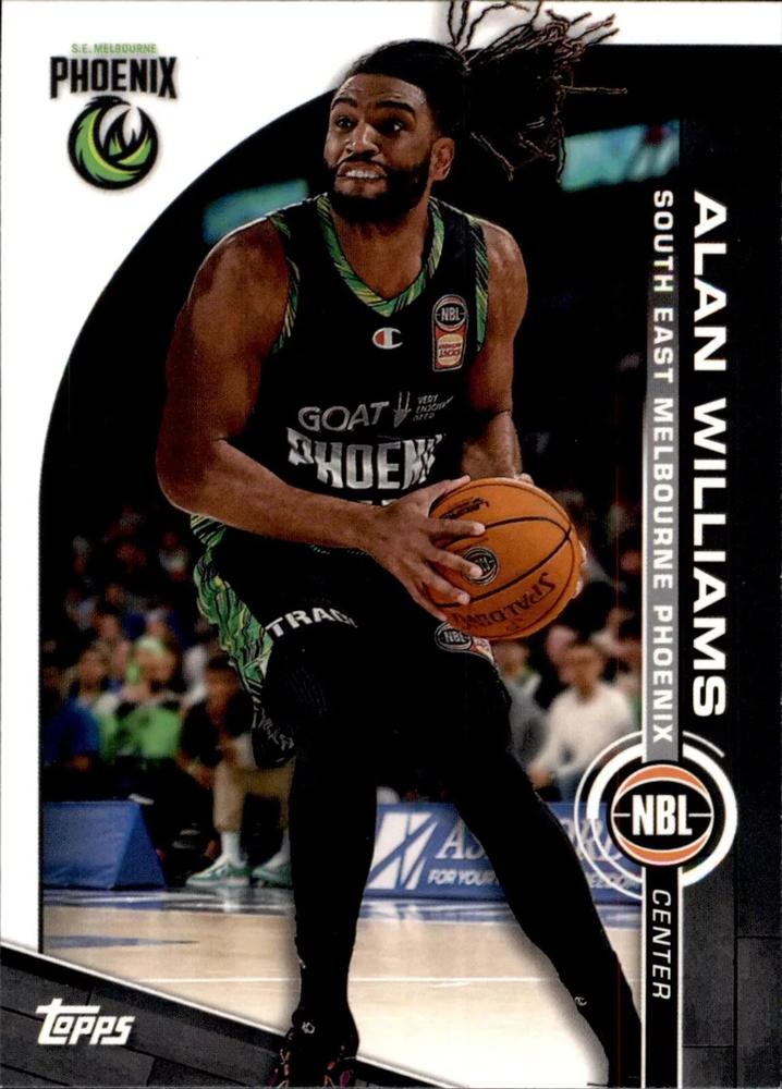 Alan Williams #73 S.E. Melbourne Phoenix | 2023-24 Topps NBL | NBL Trading Card