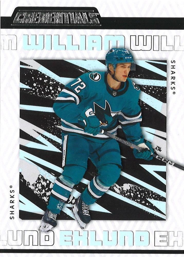 William Eklund #73 San Jose Sharks | 2023-24 Upper Deck Credentials | NHL Trading Card