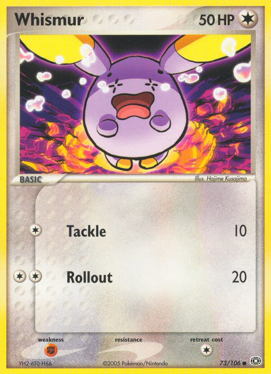 Whismur 73/106 Common | Emerald | Pokemon Card